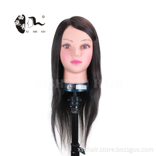 Low Cost Quality lesson wig Good Touch Feeling Pivot Point Erika Cosmetology Training Mannequin Head ForHairdressing School